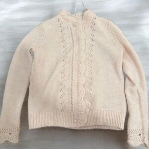 Guess Cream Lace Women's Cardigan